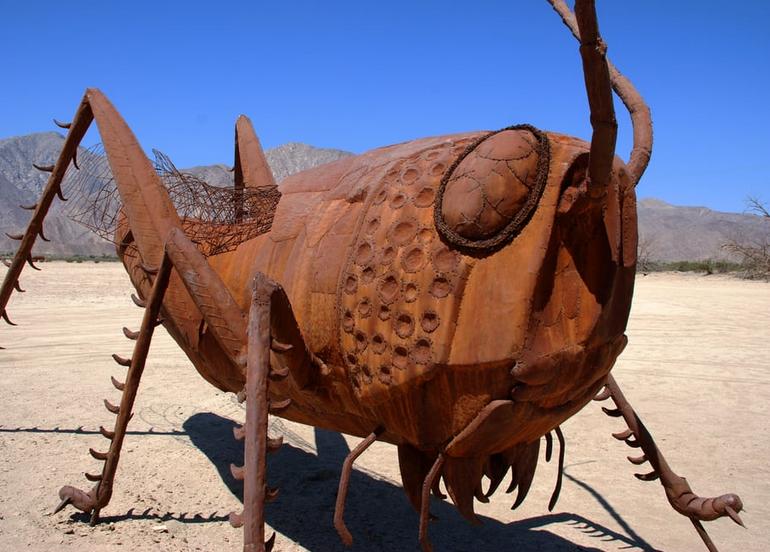 Grasshopper Sculpture