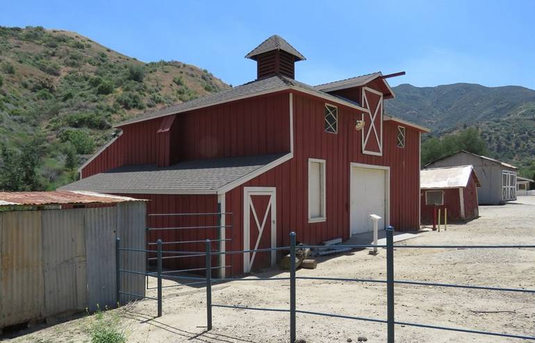Mentryville Ghost Town Barn