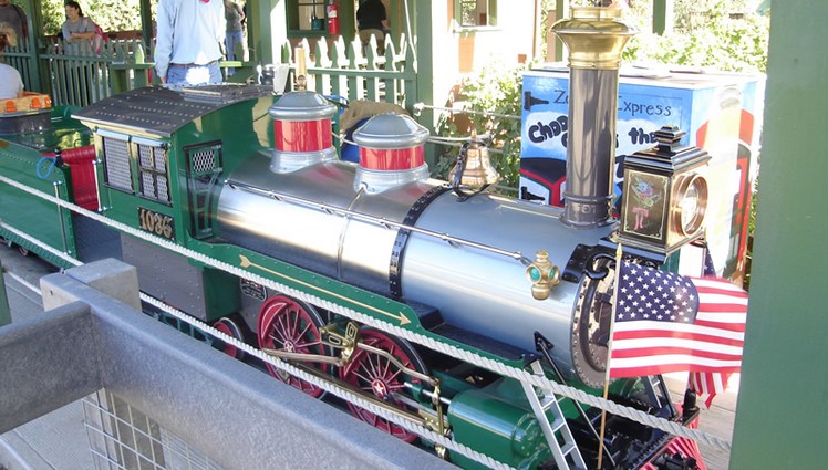 Santa Ana Zoo Train the Zoofari Express