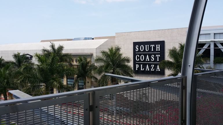 South Coast Plaza Southern California 