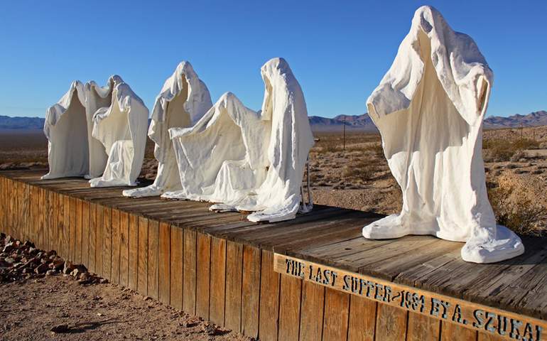 Sculpture The Last Supper Rhyolite Ghost Town