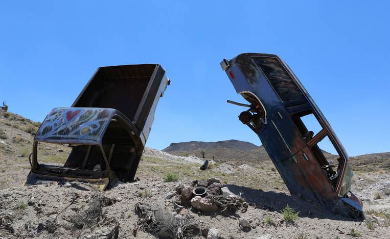 Junk Car Forest Goldfield Nevada Junk Car Forest Goldfield Nevada