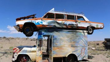 Junk Car Forest Goldfield Nevada