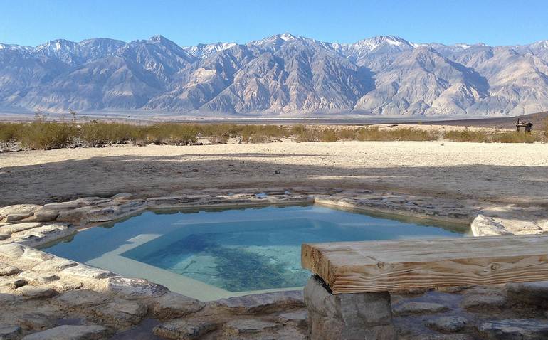 Saline Valley Hot Springs Death Valley