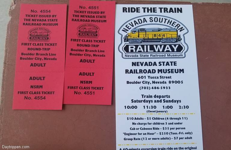 Nevada State Railroad Museum Boulder City Tickets