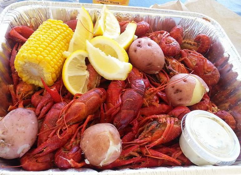 Crawfish Festival Dinner Plate