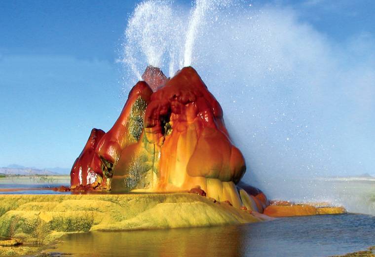 Fly Geyser Black Rock Desert Nevada