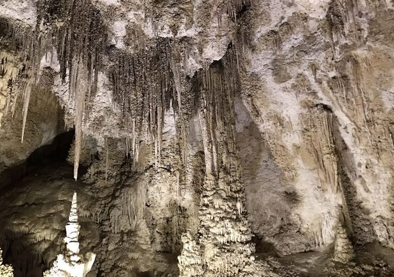 Carlsbad Caverns Stalactites Carlsbad Caverns Stalactites