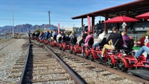 Boulder City Rail Bikes Pedal the Historic Hoover Dam Railroad Near Las Vegas
