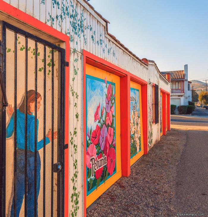 Flowers of the Valley Mural Lompoc California