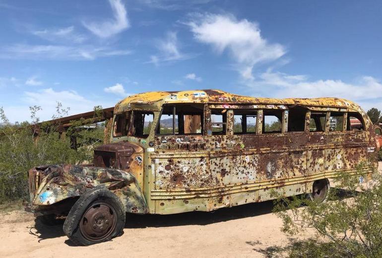 Mojave Road School Bus