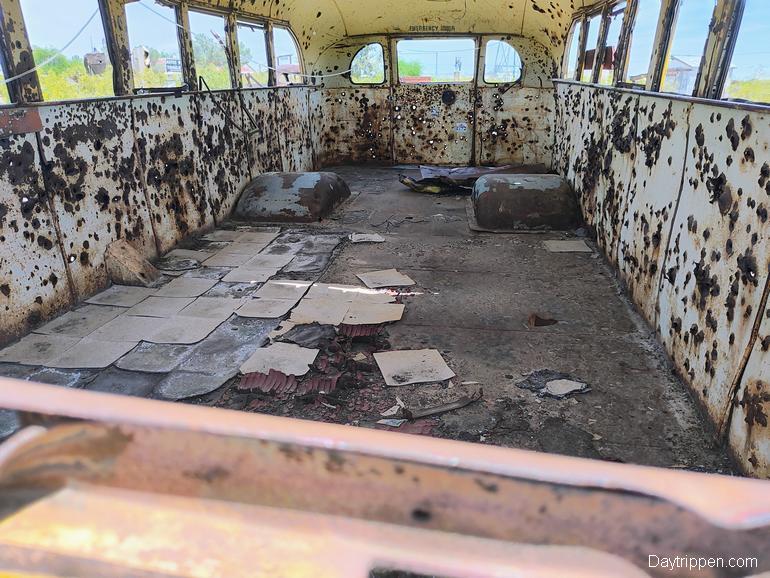 Mojave Road School Bus interior