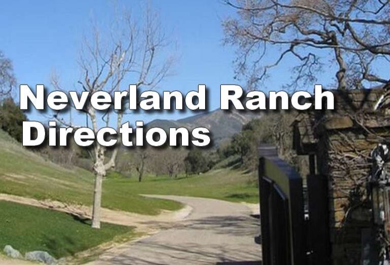 Directions to Neverland Ranch Los Olivos California